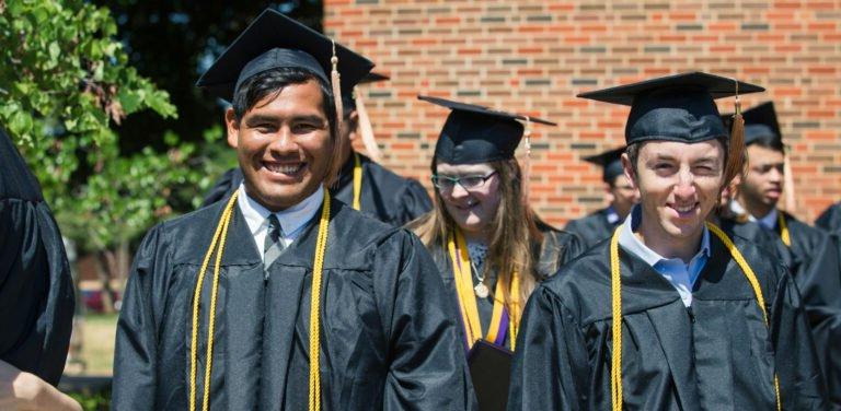HSU Economics Program students at graduation