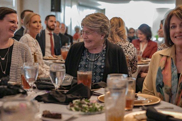 In 2019, HSU Alumna Mickey Cassle received the Round Table Virtue Award for her many efforts throughout Abilene, including Pioneer Drive Baptist Church and the HSU Board of Trustees.